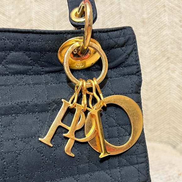 ✅Lady Dior Cannage Quilted Nylon Handbag✅ - Picture 5 of 17